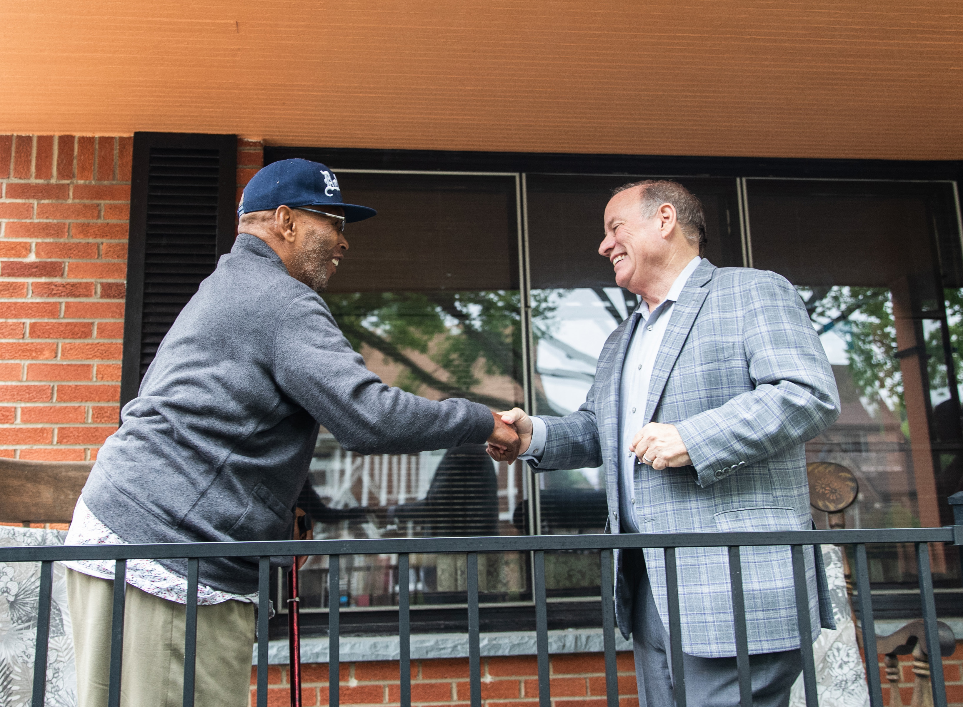 Mayor Duggan and residents