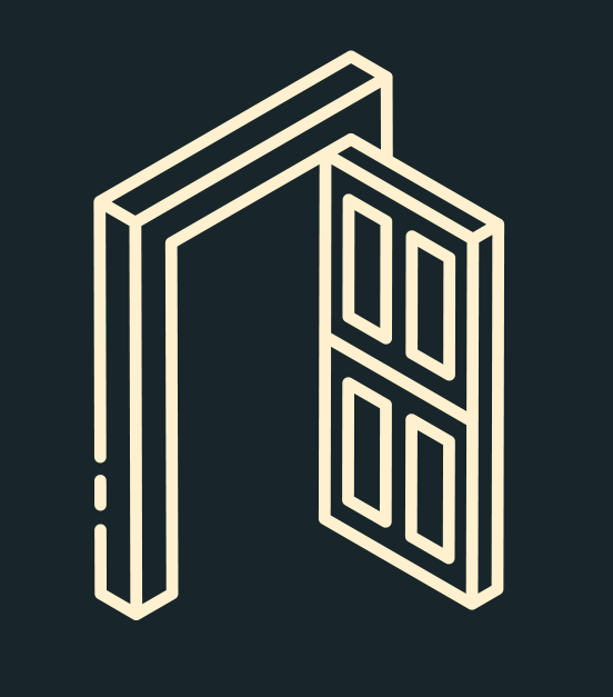 Door icon symbolizing access to opportunities