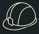 Hard hat icon representing redevelopment