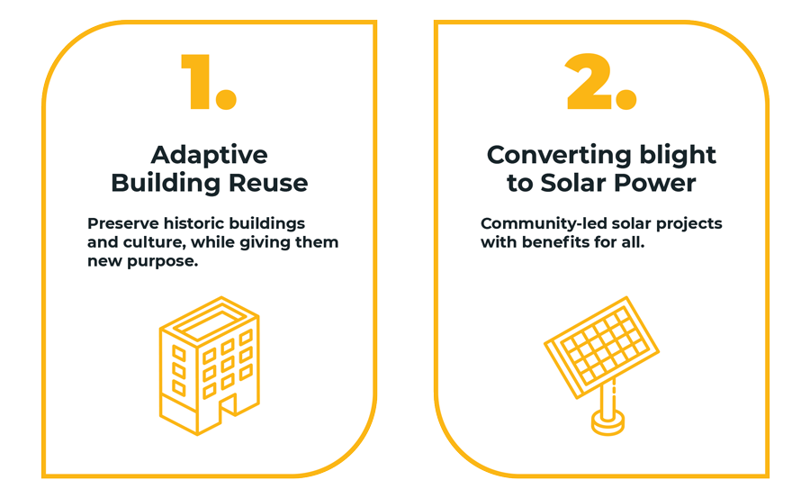 Adaptive Building Reuse and Solar Power